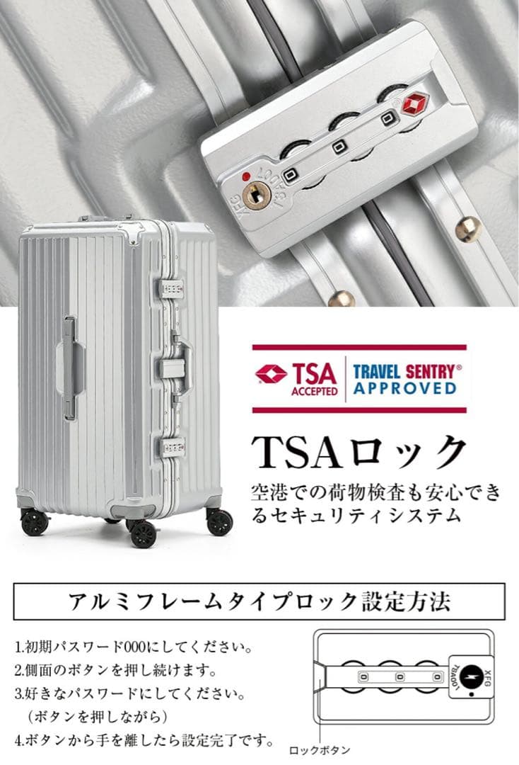 【新品・未使用】スーツケース・キャリーケース 3XL