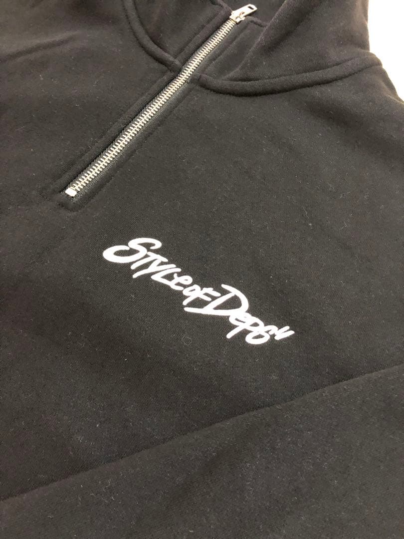 美品 deps HALF ZIP SWEAT ブラック Lサイズ