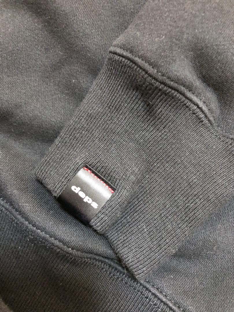 美品 deps HALF ZIP SWEAT ブラック Lサイズ