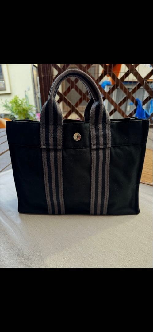 ☆エルメス　フールトゥ　PM　トートバッグ　ハンドバッグ　ブラック　美品。