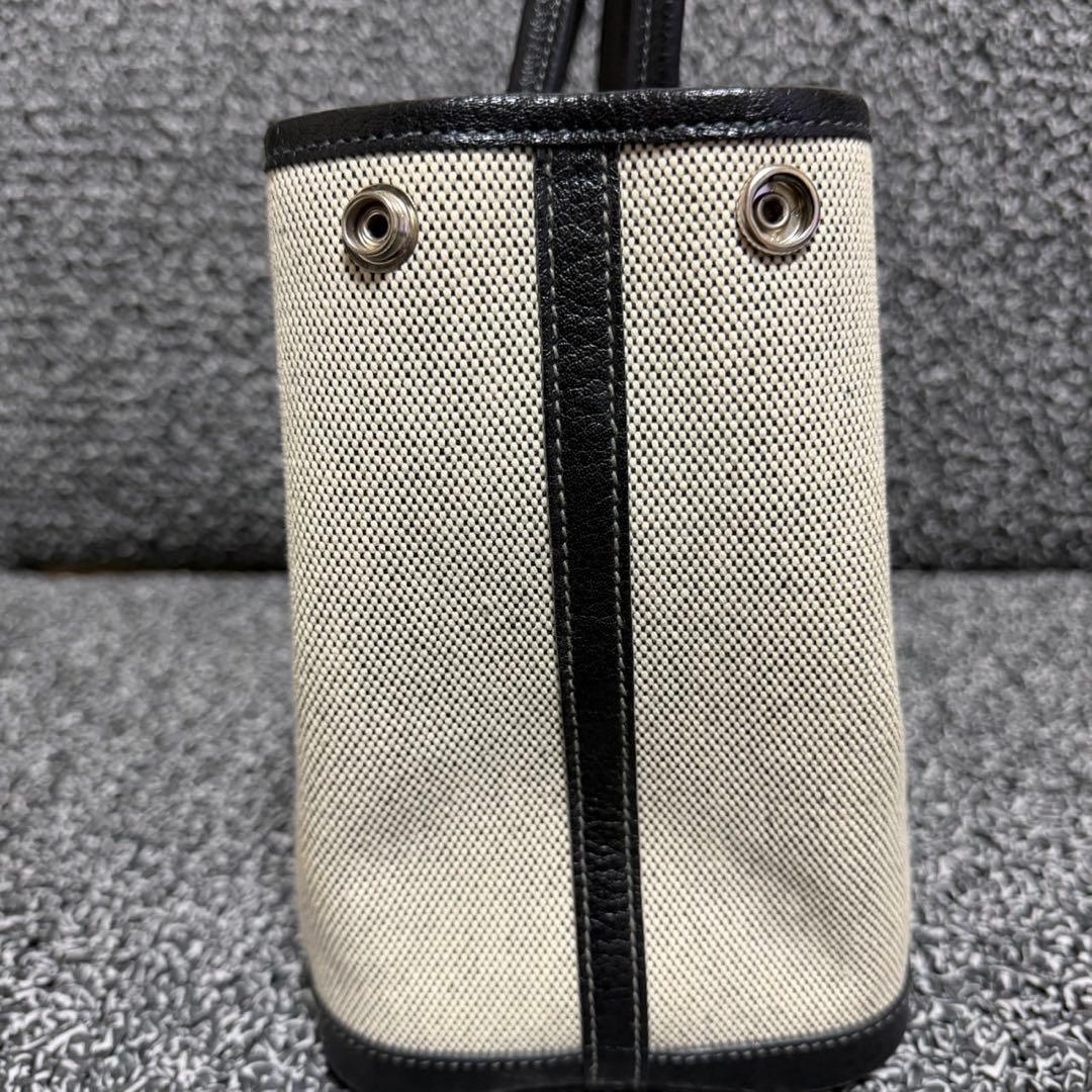 HERMES ガーデンパーティ36 PM トワルアッシュ ショルダーバッグ