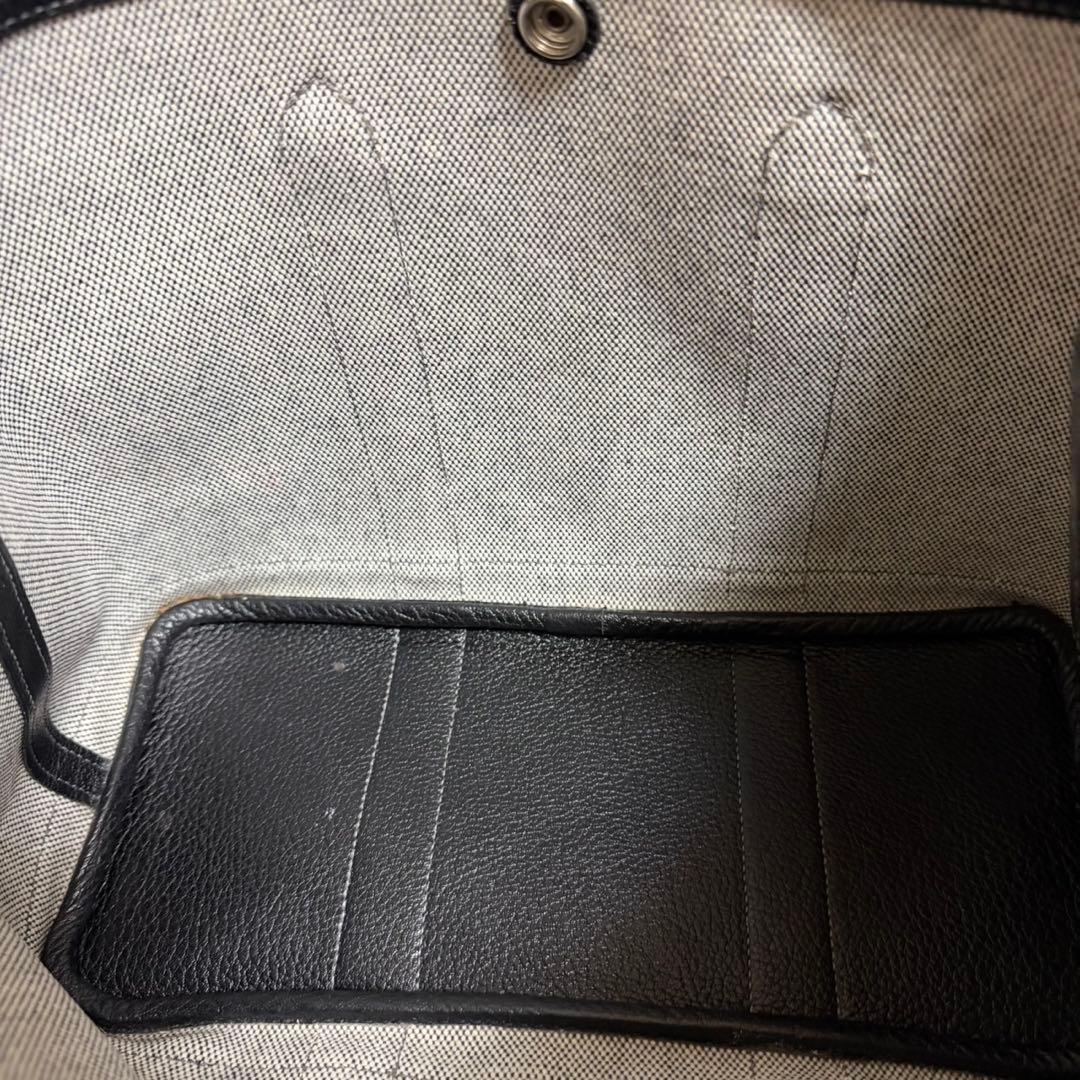 HERMES ガーデンパーティ36 PM トワルアッシュ ショルダーバッグ