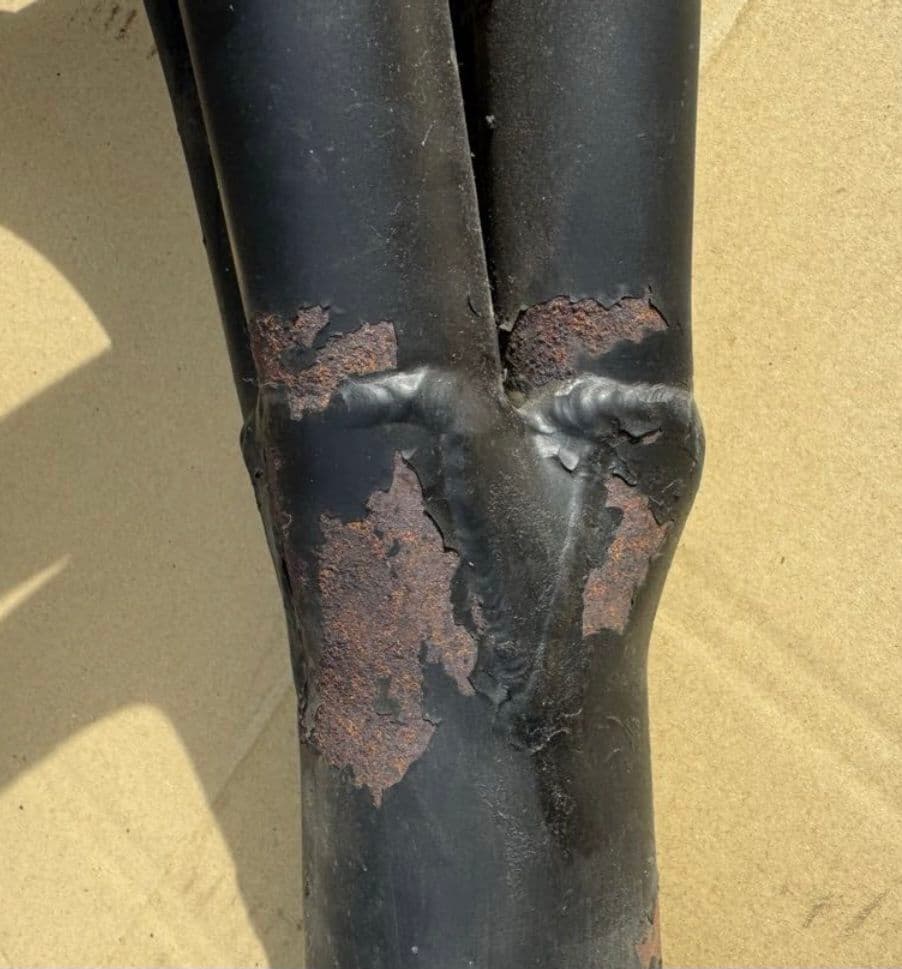 CB400F用　当時物モリワキ初期手曲げマフラー　ヨンフォア　貴重品