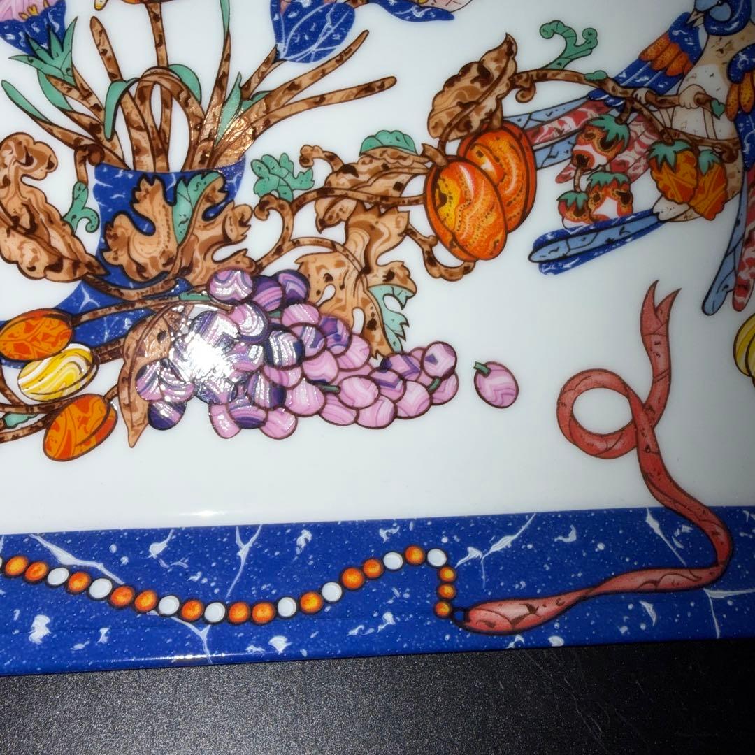 c*k様 エルメス　ピエールドリアン　果物と鳥のデザイン　アンティーク　皿　プレ