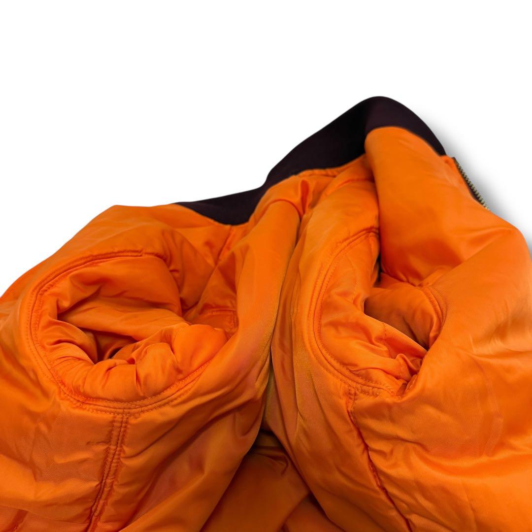 美品　alpha 1900 MA-1 フライトジャケット ボルドー　ゴールド金具