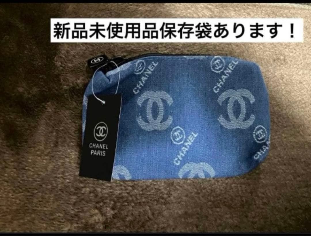 CHANEL 黒ファー トートバッグ　ノベルティー