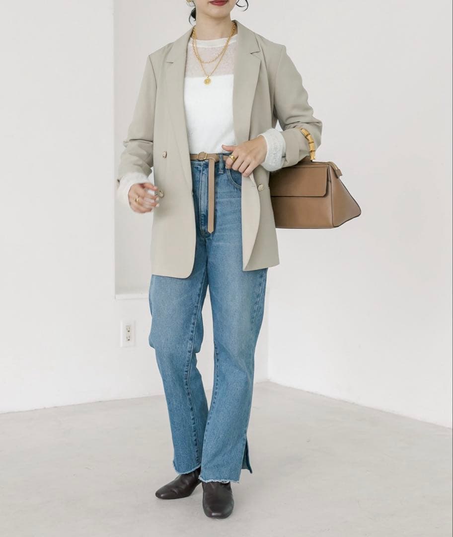 a*e様 RIVE DROITE /ストレッチツイルテーラードジャケット