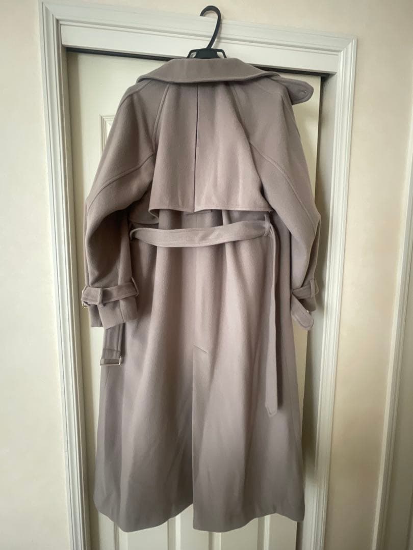 anuansウールトレンチコート（2023年限定カラー）カーキグレー Mサイズ