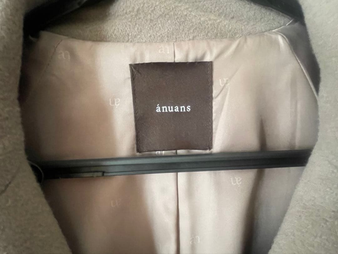 anuansウールトレンチコート（2023年限定カラー）カーキグレー Mサイズ