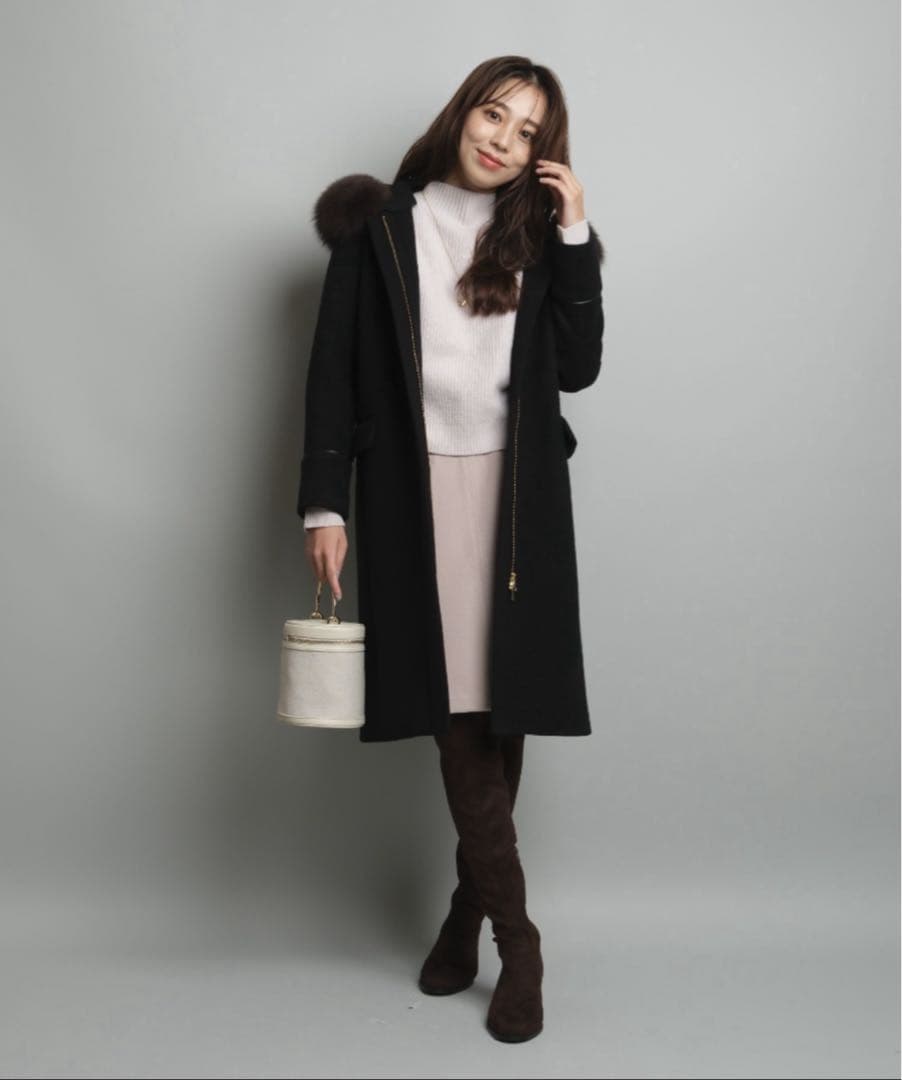 り*ん様 1/10まで　ジャスグリッティー　ブラック　3WAYコートMクリーニン