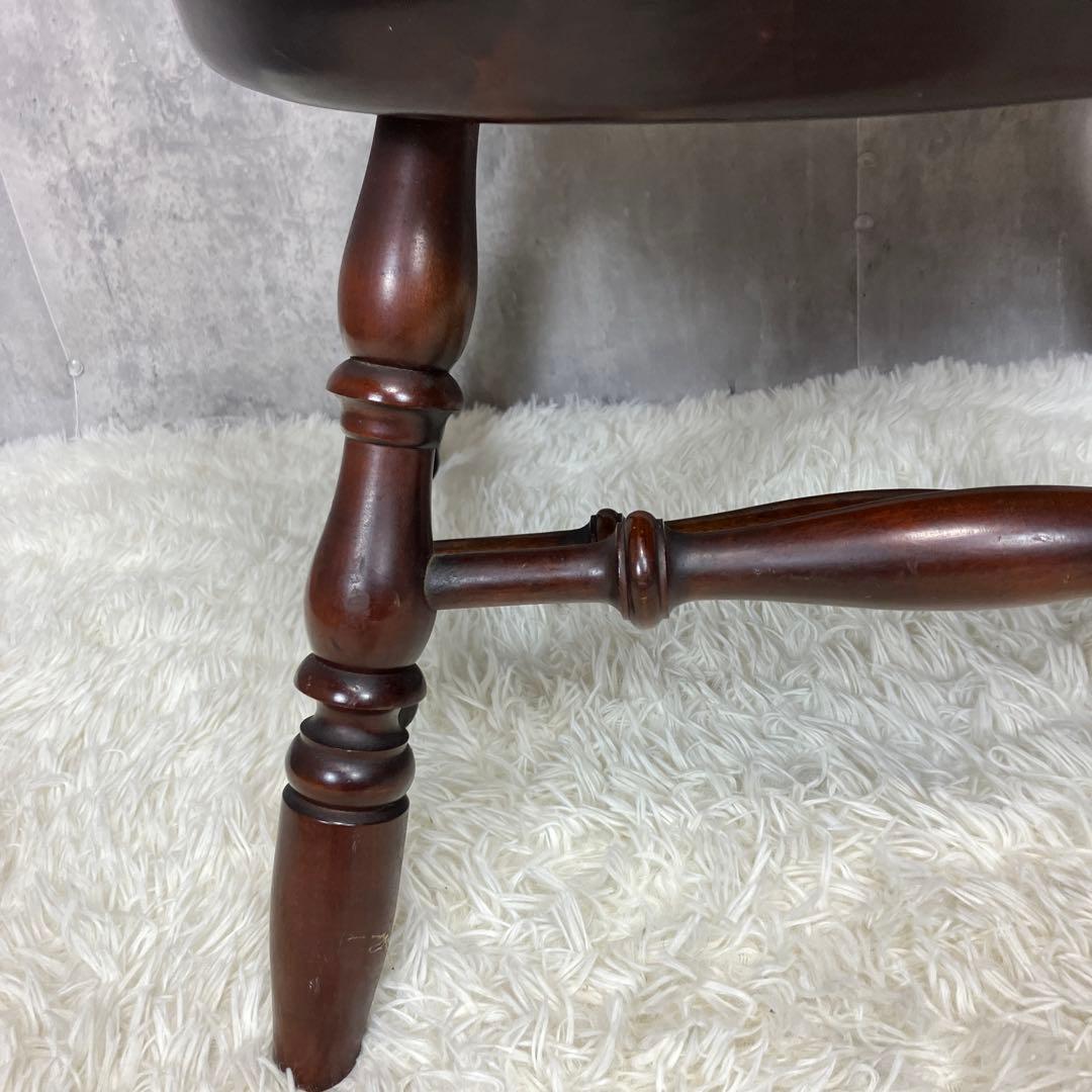 九州民芸家具 ミズメザクラ無垢 ウィンザーチェア 肘付き キャプテンチェア