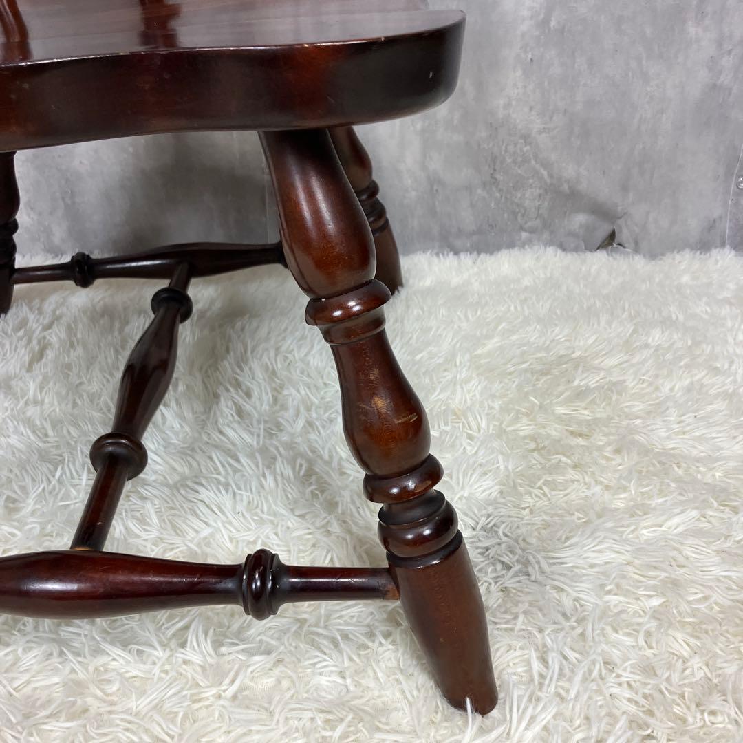 九州民芸家具 ミズメザクラ無垢 ウィンザーチェア 肘付き キャプテンチェア