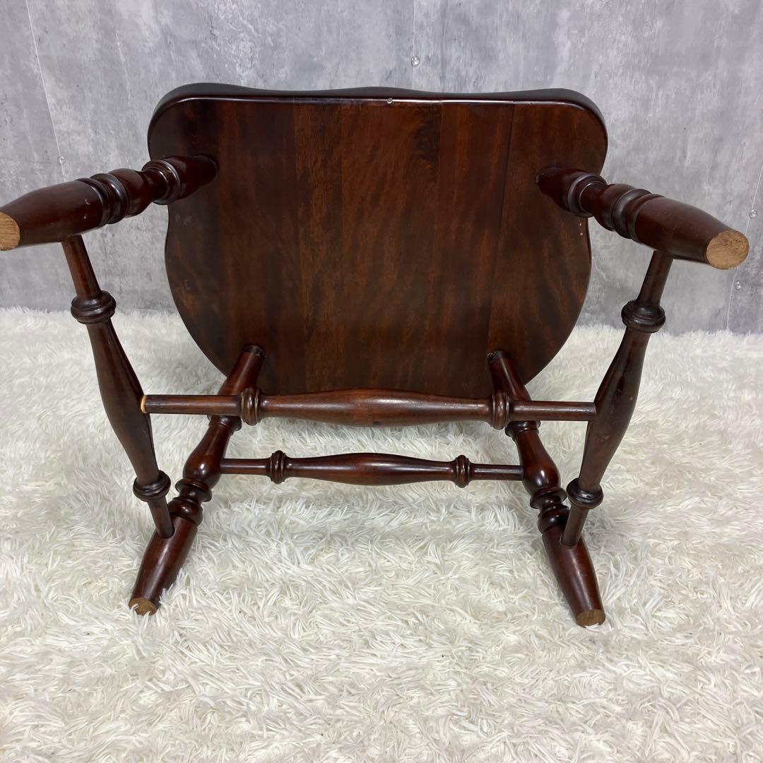 九州民芸家具 ミズメザクラ無垢 ウィンザーチェア 肘付き キャプテンチェア