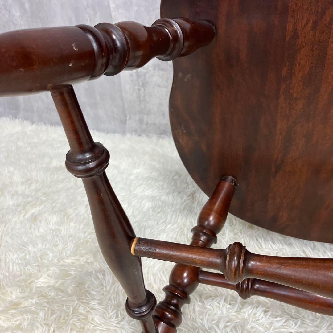 九州民芸家具 ミズメザクラ無垢 ウィンザーチェア 肘付き キャプテンチェア