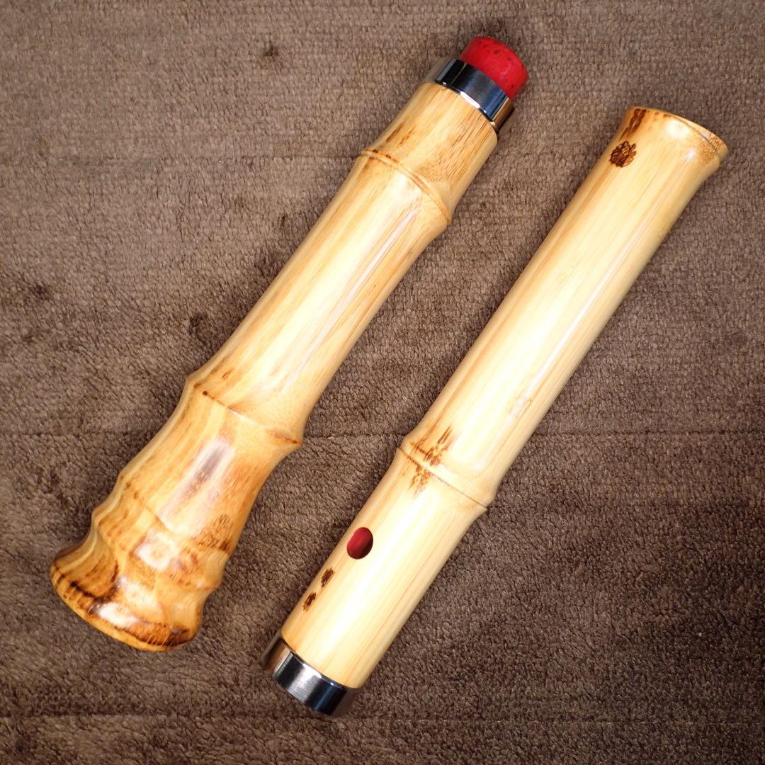 尺八 高級合竹曲管 蝴蝶 一尺五寸管(F管)