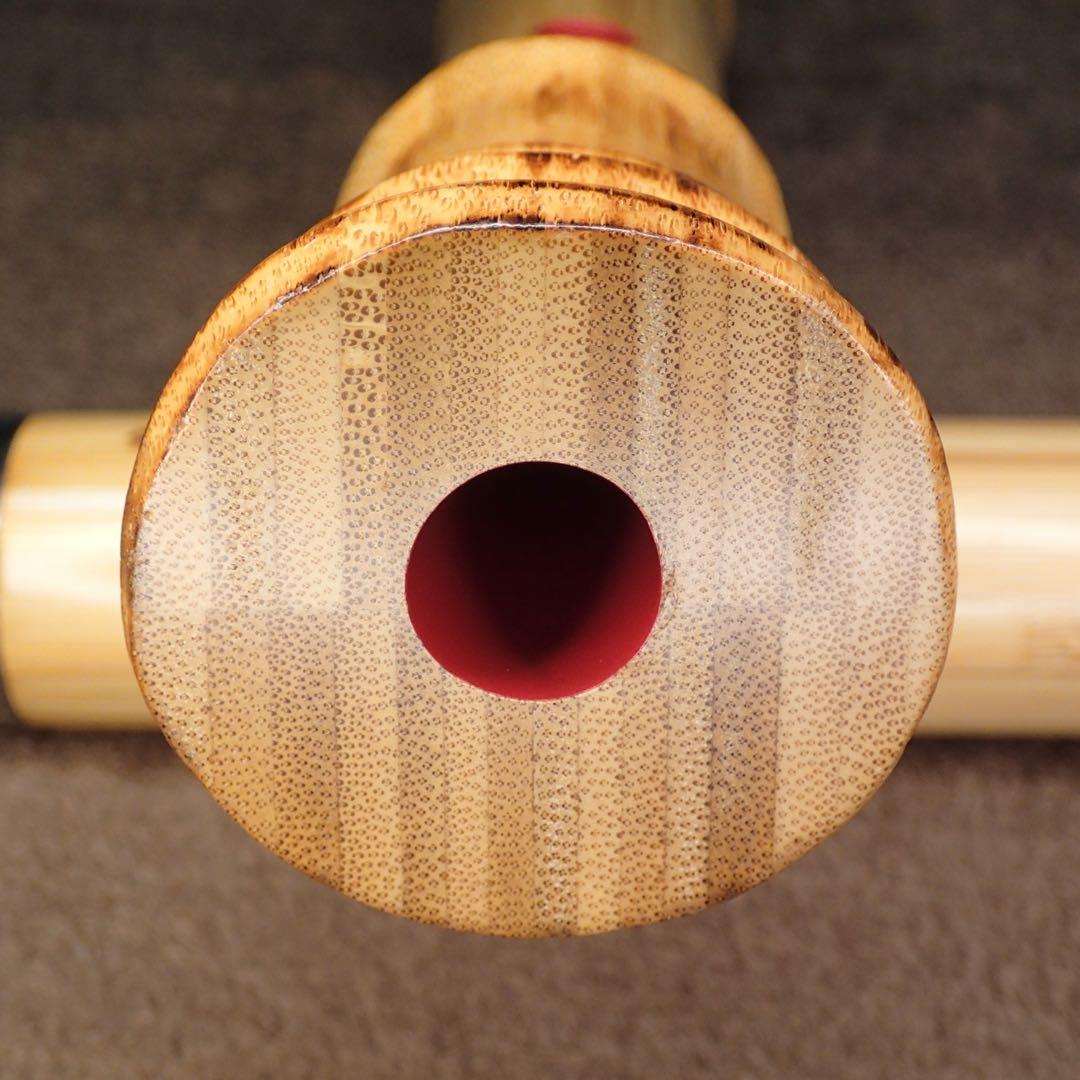 尺八 高級合竹曲管 蝴蝶 一尺五寸管(F管)