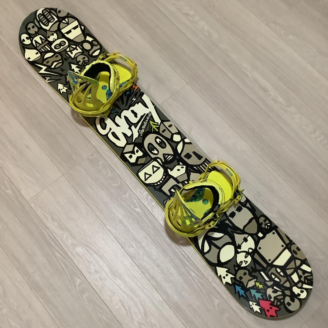 031GRAY FLUX メンズスノーボード初心者やグラトリ向きセット