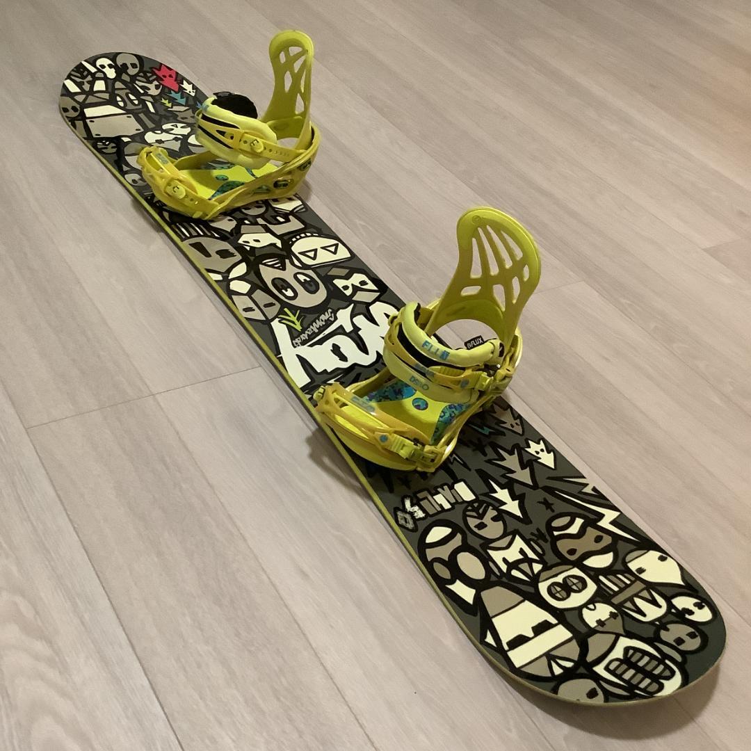 031GRAY FLUX メンズスノーボード初心者やグラトリ向きセット