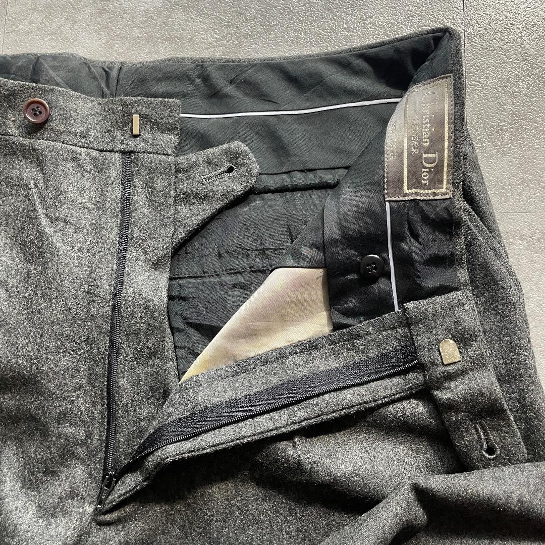 90s Dior Preta Porter レーヨン混スラックス 【W31】
