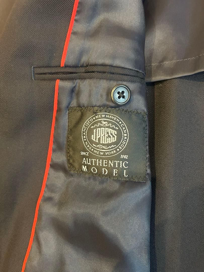 J.PRESS ジェイプレス AB7 紺ブレザージャケット 金ボタン 180