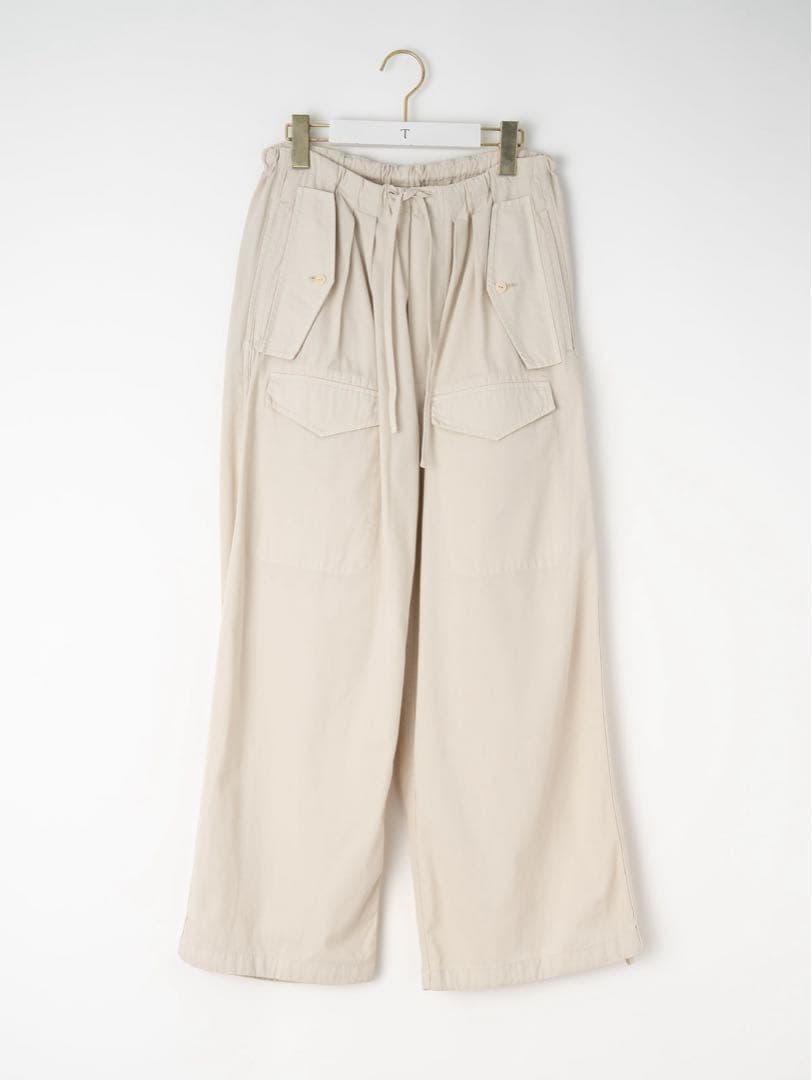 ticca 新品25AW商品 カーゴパンツ/TBEA-161 ベージュ
