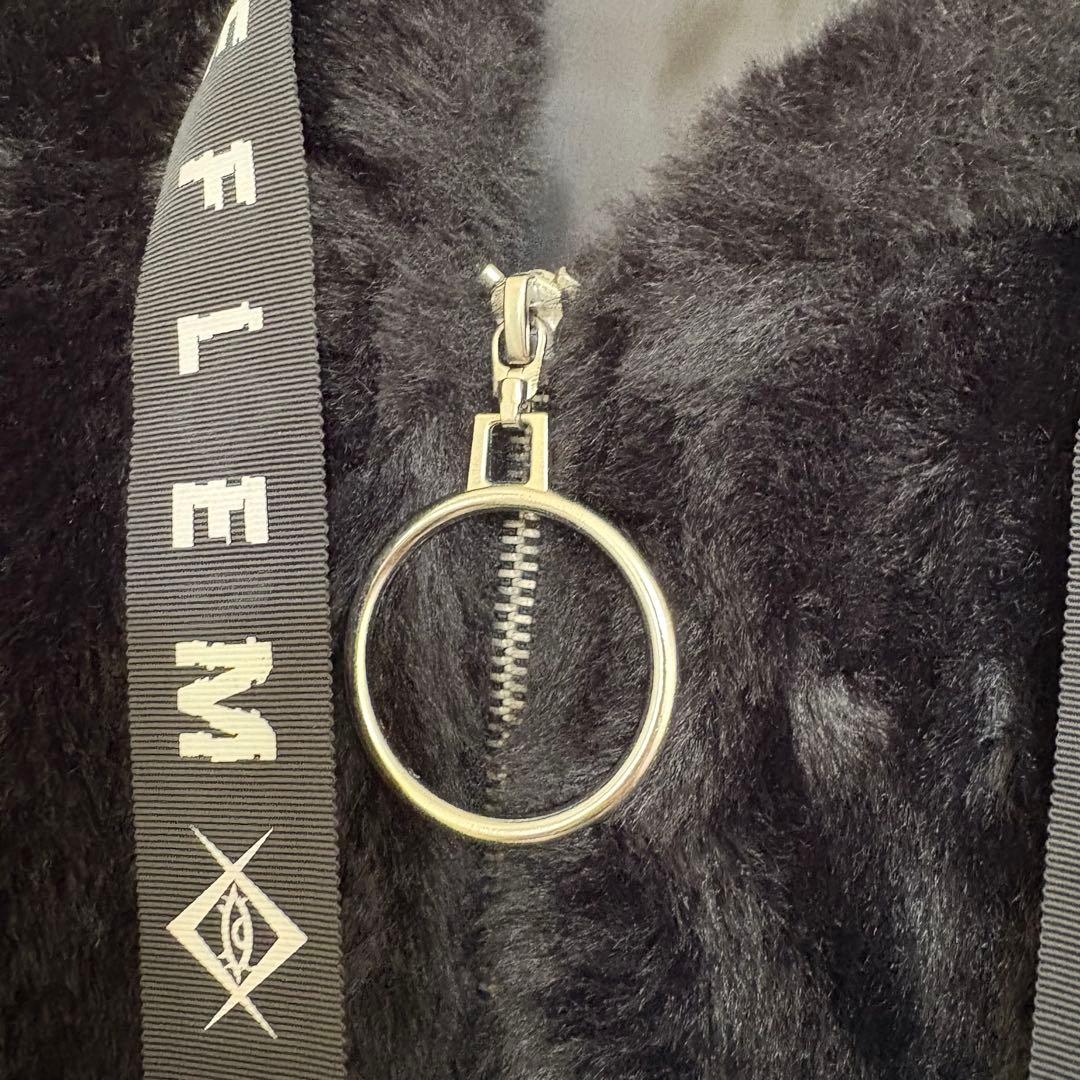 REFLEM レフレム うさ耳BIGファーパーカー ファーコート ブラック 黒