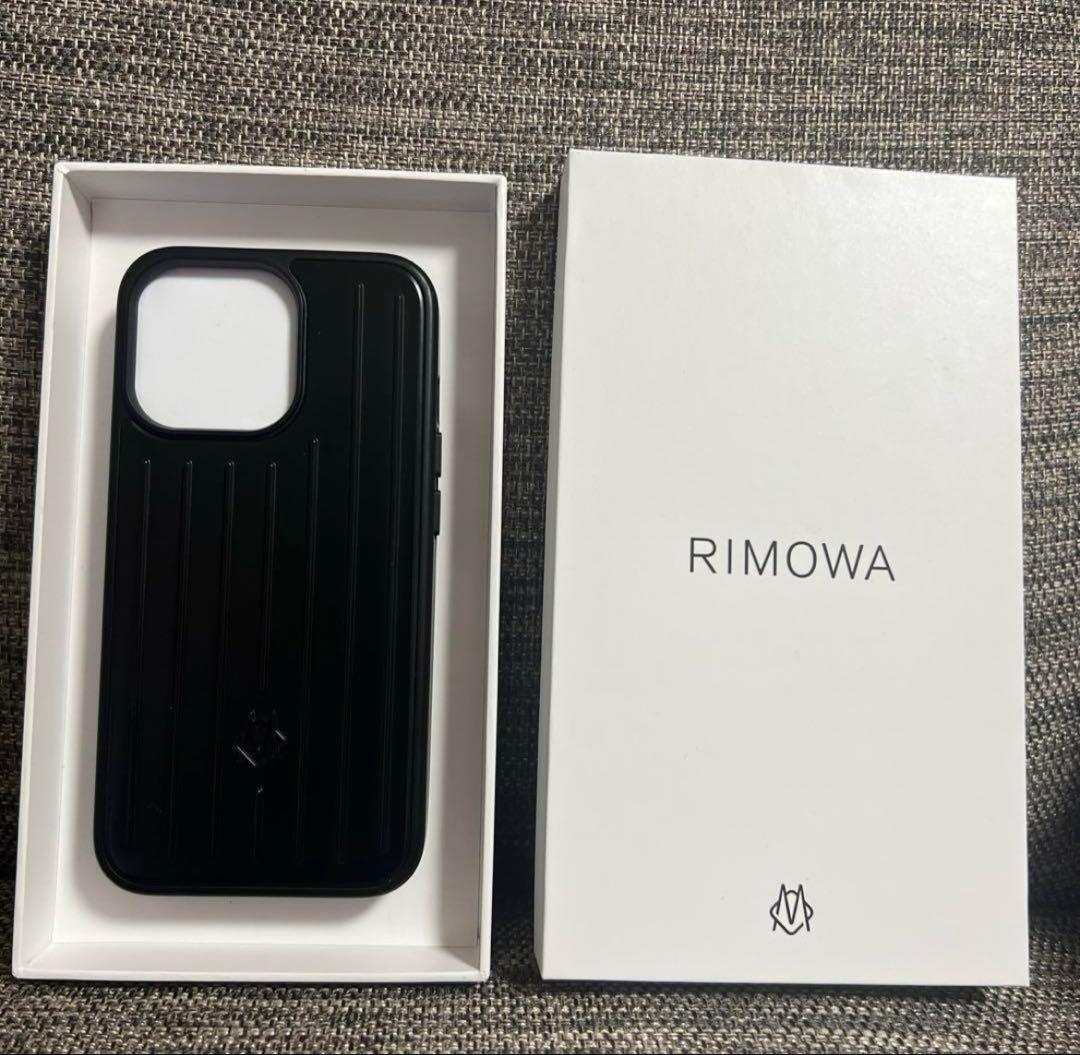 リモア　RIMOWA iPhone13proケース　マットブラック　値下げ！