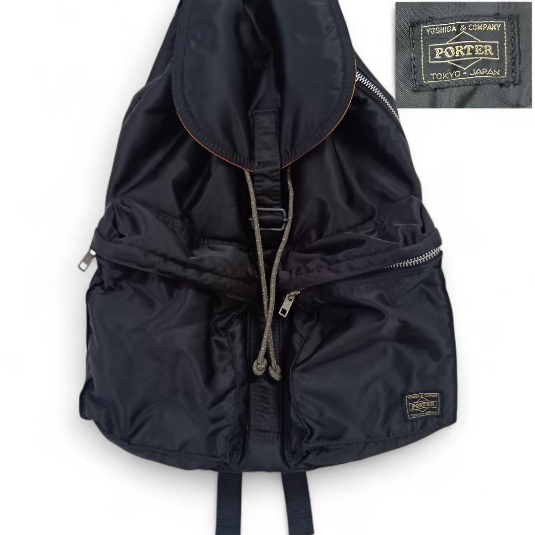 【美品】完売品 ポーター タンカー リュック バックパック PORTER　黒