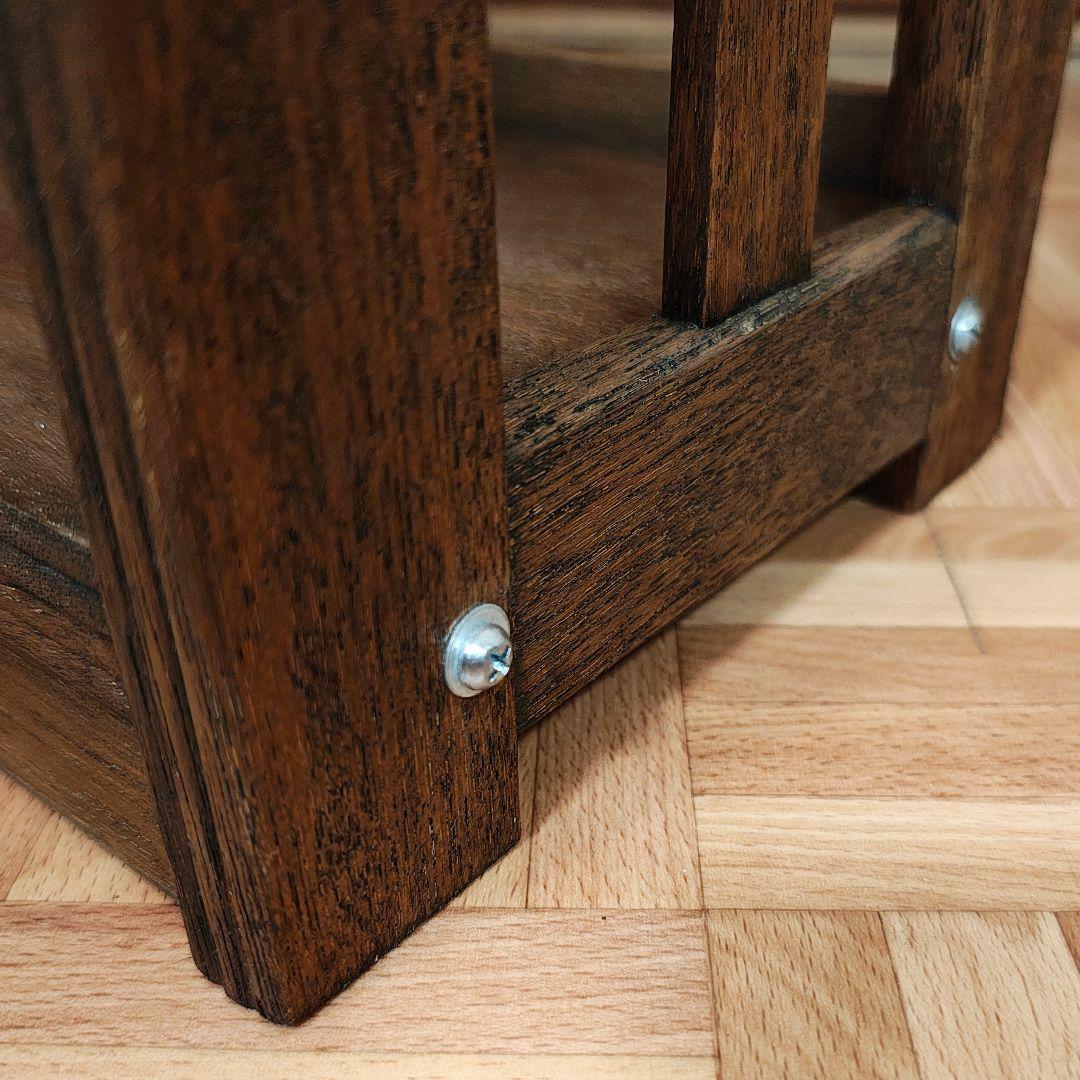 木製本棚4段　オープンラック　昭和レトロ　古家具