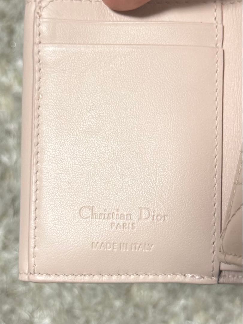 Dior Lady Dior Lotus財布 ピンク