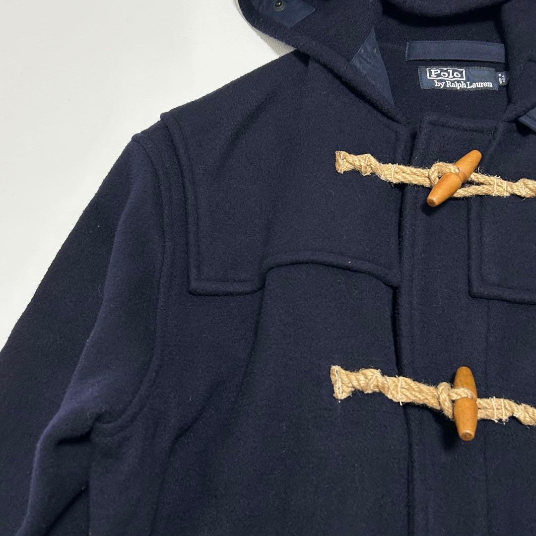 ✨希少 ポロバイラルフローレン USA製 ダッフルコート 黒 L