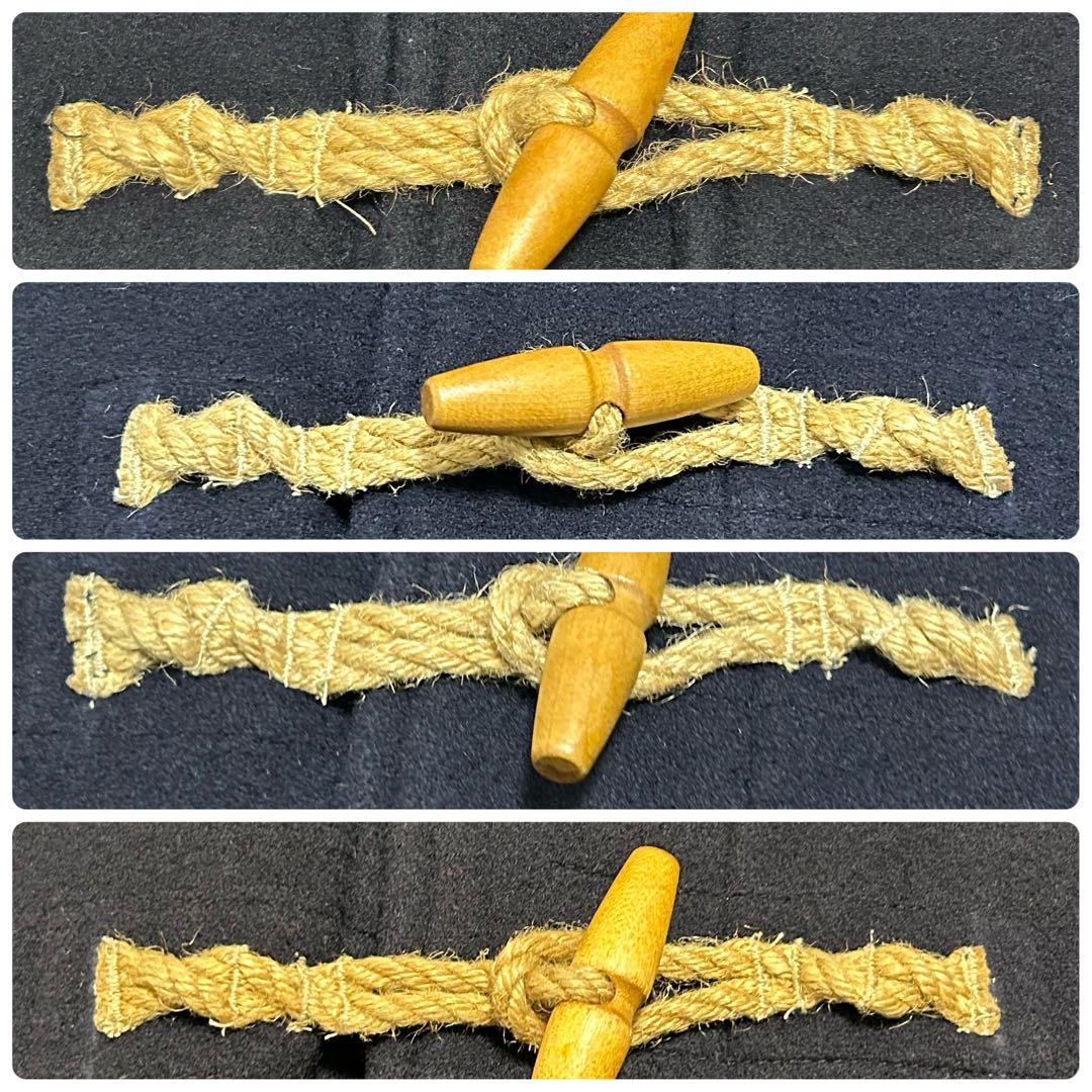 ✨希少 ポロバイラルフローレン USA製 ダッフルコート 黒 L