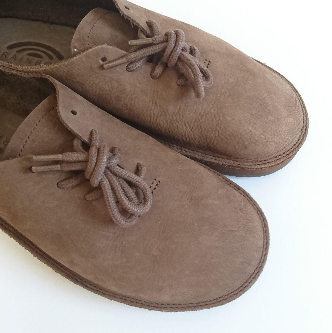 ようすけさん レインボーサンダル✨モカシュー US8 エスプレッソ ブラウン