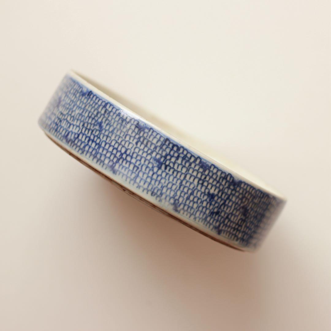 伊万里　古伊万里　幕末　三段重　微塵唐草