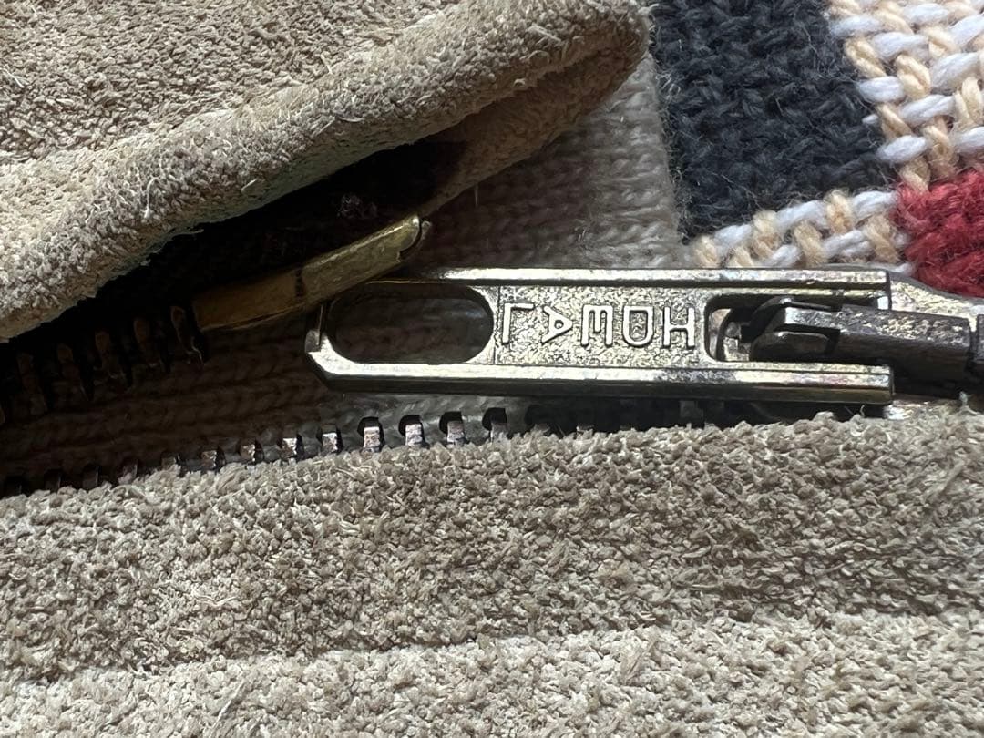 old Schott チマヨ刺繍　スエード　ブルゾン