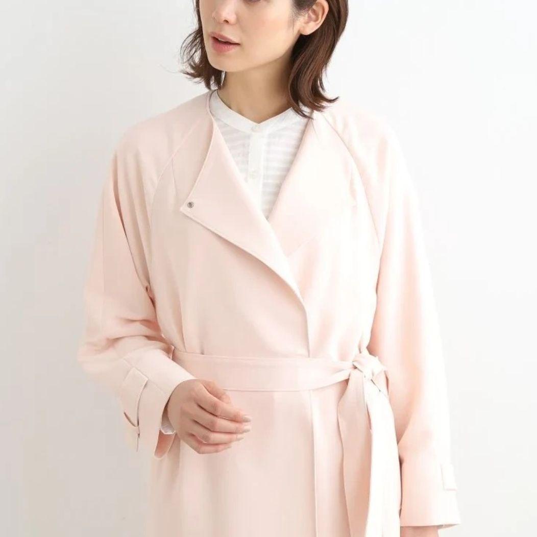 24AW／新品タグ付／INDIVI UVケア トレンチコート 大きいサイズ 15