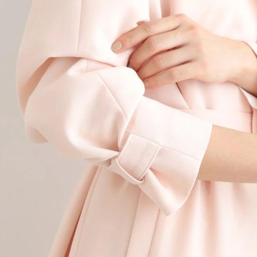 24AW／新品タグ付／INDIVI UVケア トレンチコート 大きいサイズ 15