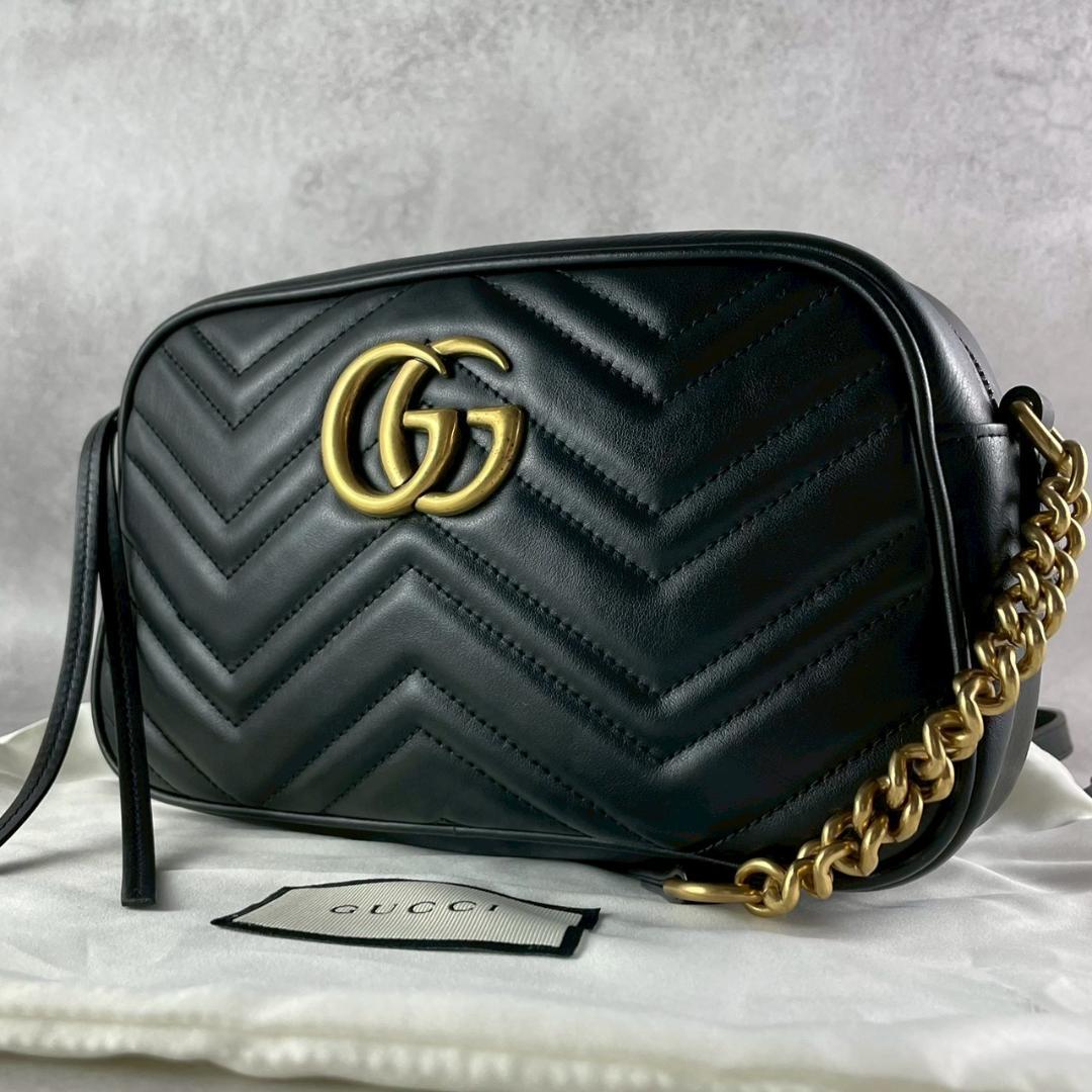 希少美品⭐︎GUCCI グッチ GGマーモント チェーンショルダー447632