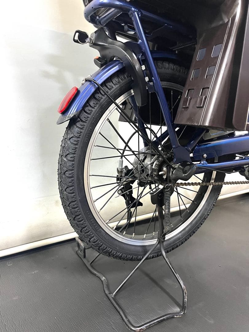 1年保証　新型　パナソニック　ギュット　20インチ　紺色　電動アシスト自転車