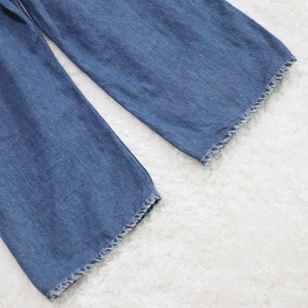 美品★ロンハーマンヴィンテージ デニムオーバーオール サロペット リネン混 XS