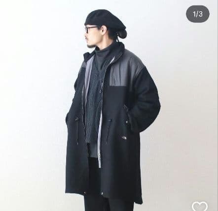 ノースフェイス パープルレーベル Wool WINDSTOPPER Coat