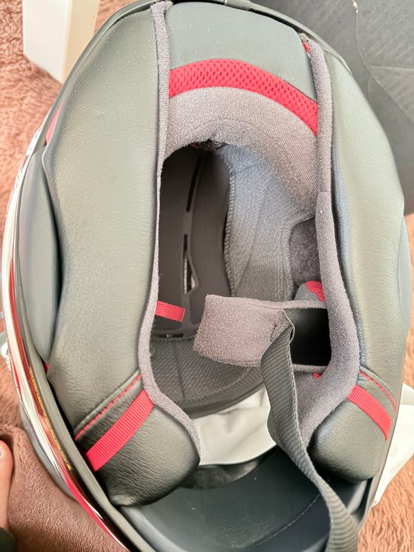 SHOEI フルフェイスヘルメット ホワイト/レッド/ブルー