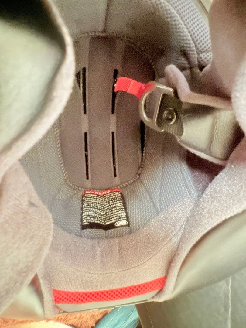 SHOEI フルフェイスヘルメット ホワイト/レッド/ブルー