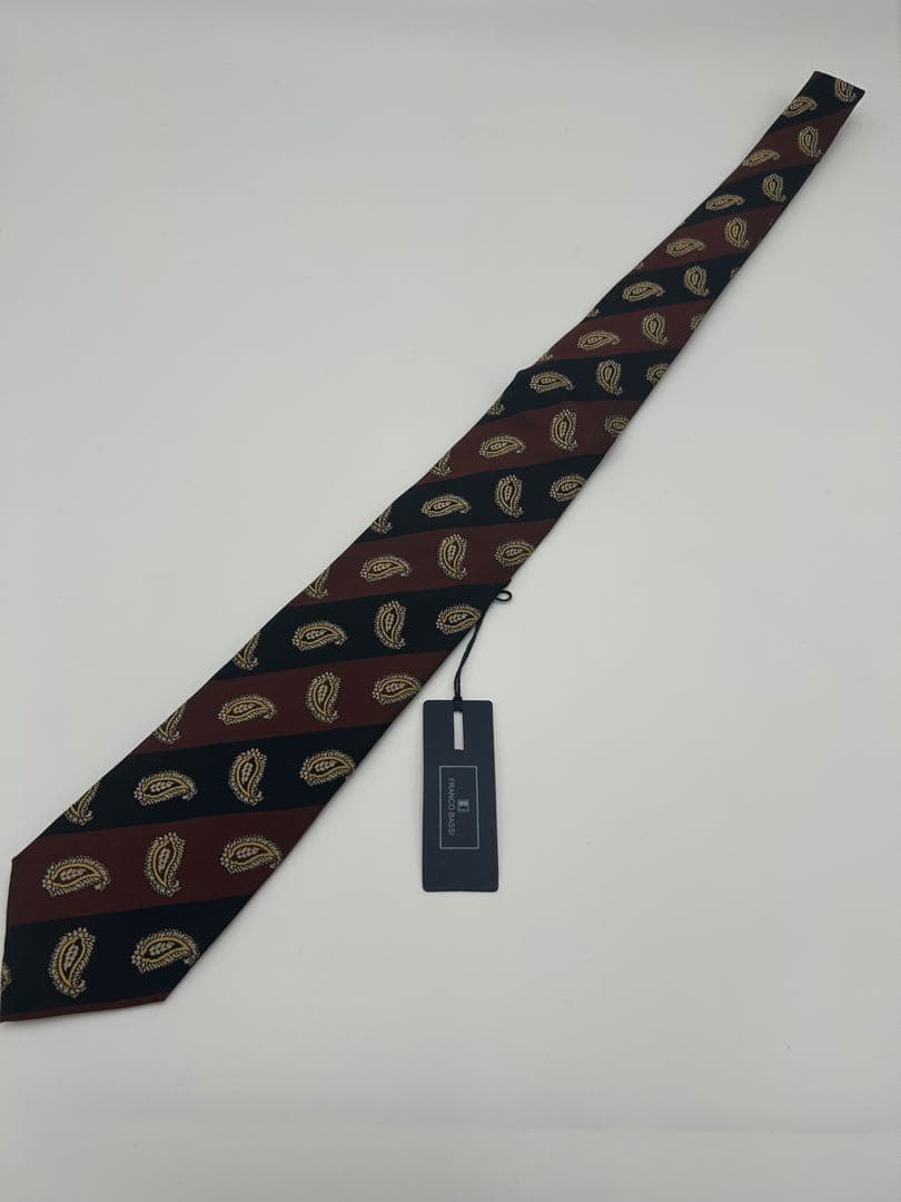 新品未使用　FRANCO BASSI ネクタイ　フランコバッシ ブラウン系