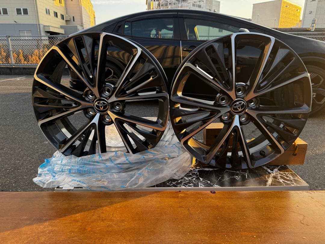 トヨタ 19インチ ブラックスポークホイール 4本セット