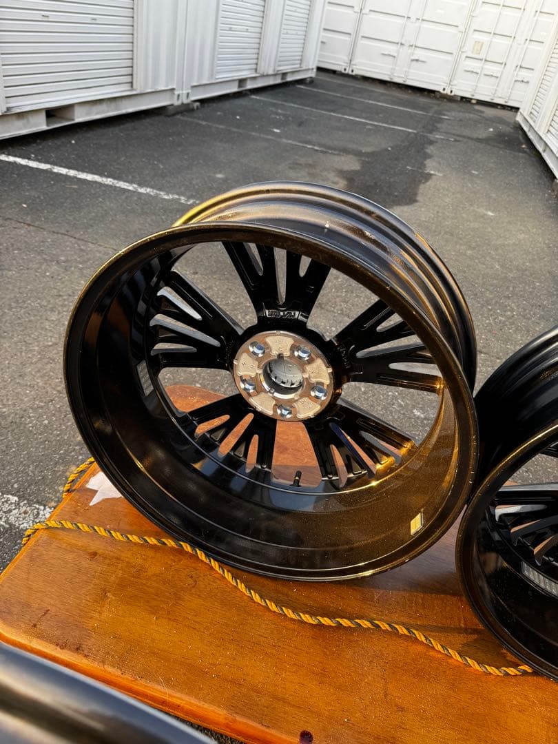 トヨタ 19インチ ブラックスポークホイール 4本セット