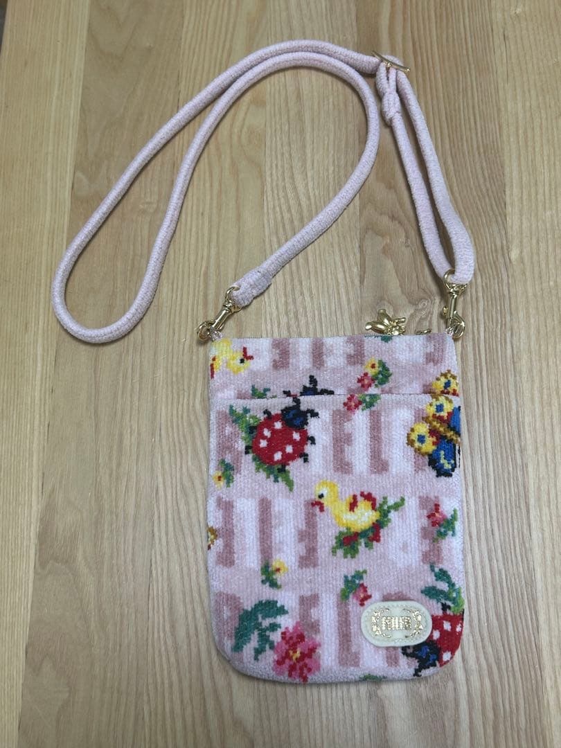 フェイラー　フェイラーアンドハイジ　スマホショルダー　web限定　ピンク