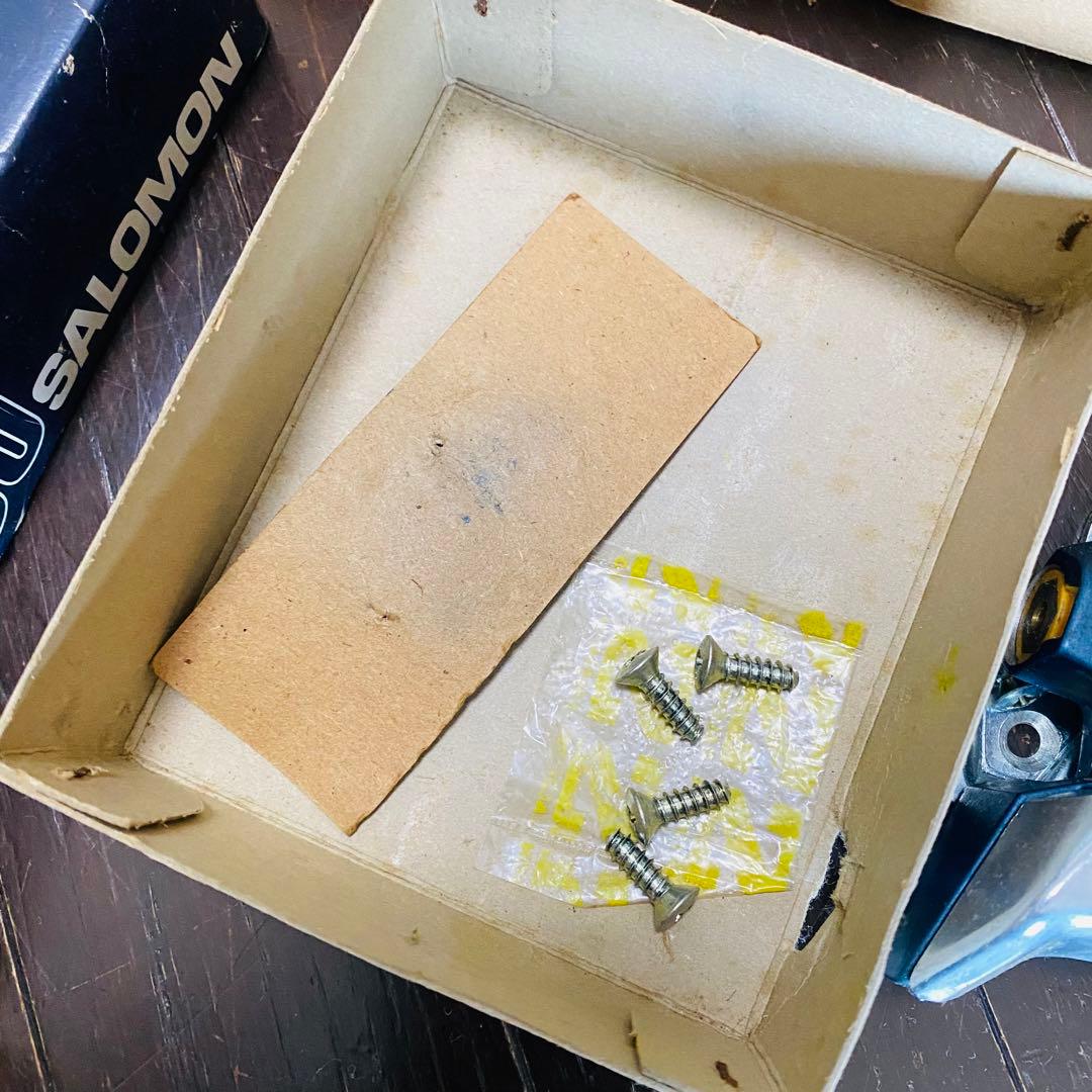 SALOMON 555 正規品 ヴィンテージ スキー ビンディング金具 サロモン