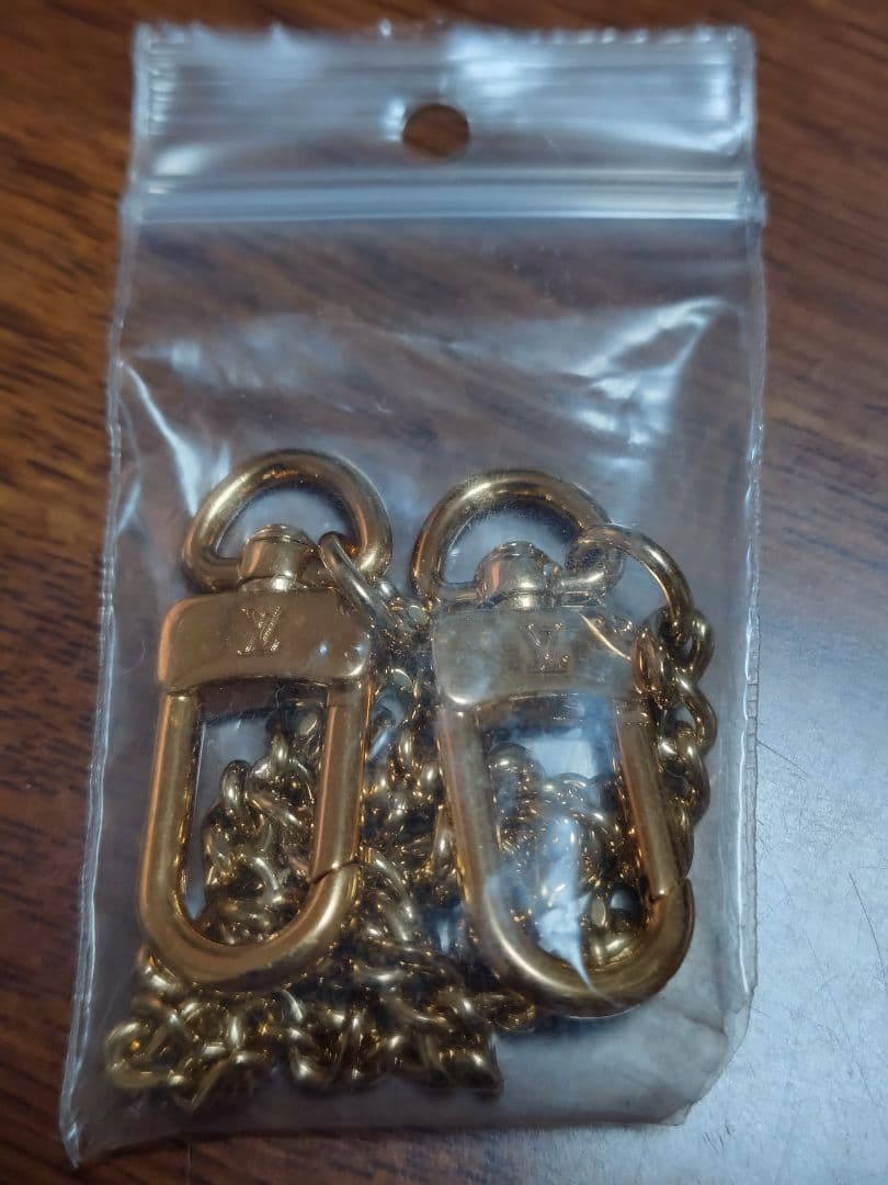 ヴィトン ウォレットチェーン ゴールド LOUIS VUITTON