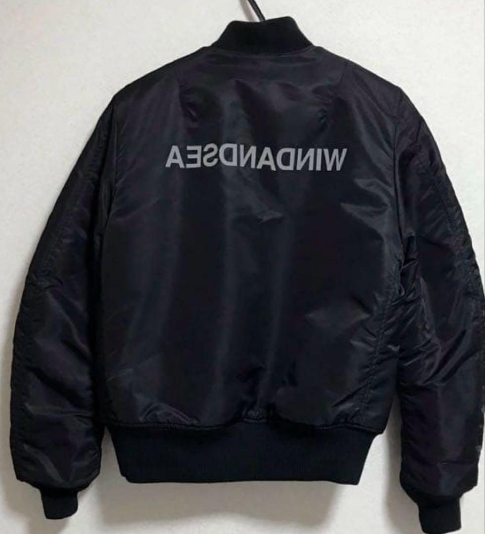 ウィンダンシー　MA-1 ブラック　Mサイズ　キムタク